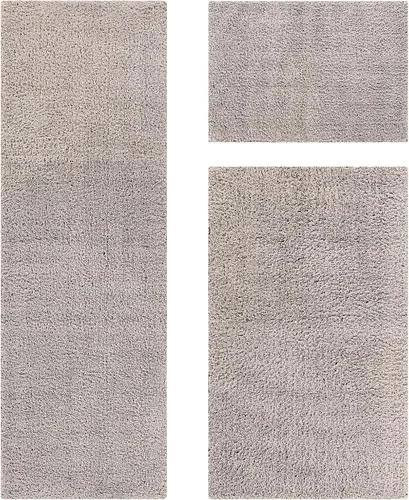 Miniatura 45 de Better Trends Micro Collection - Tapetes de baño, alfombra suave, alfombra de felpa absorbente, alfombra de baño 100% poliéster para suelo de baño