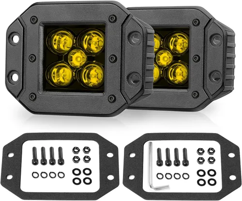 Miniatura 15 de Niwaker - Luces LED de 2 pulgadas, 2 unidades, 50 W, luminus, cubos LED, luz de trabajo, barra de luz de conducción todoterreno, luces antiniebla