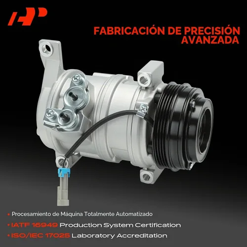 Miniatura 5 de Compresor de aire A-Premium con embrague compatible con modelos Chevrolet, GMC - Silverado, Sierra, Tahoe, Yukon, Suburban, Express, Escalade