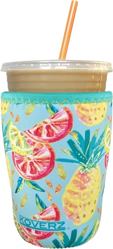 Miniatura 49 de Funda Koverz para café helado, funda aislante de neopreno para taza, se ajusta a una taza de café de 32 Oz., lavable y reutilizable, accesorios
