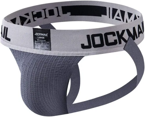 Miniatura 3 de JOCKMAIL Jockstrap Athletic Supporter Ropa interior Gimnasio Entrenamiento Correa Breve Hombres Tanga