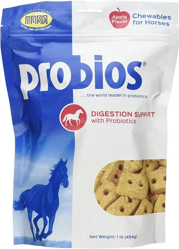 Probios Golosinas para caballos para apoyo a la digestión, 1 libra