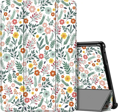 Miniatura 16 de Fintie Funda delgada para tableta Fire HD 10 (13ª generación, versión 2023) – Funda rígida de triple pliegue ligera con función de encendido