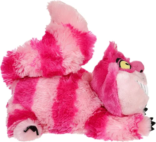 Miniatura 3 de Disney Store Peluche del Gato de Cheshire - Juguete de 'Alicia en el País de las Maravillas' de 14 Pulgadas - Diseño de Rayas Vibrantes, Sonrisa