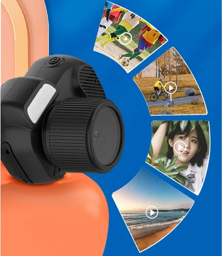 Miniatura 6 de Mini cámara digital 1080P 2MP pantalla a color 100 minutos duración de la batería pequeña cámara de video portátil Vlogging cámara para adolescentes