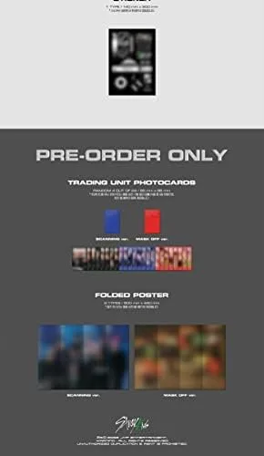 Miniatura 5 de Stray Kids ODDINARY 6º Mini álbum Versión Normal Contenido+Seguimiento Kpop Sellado (SET (CANEADO+MASCARA OFF))