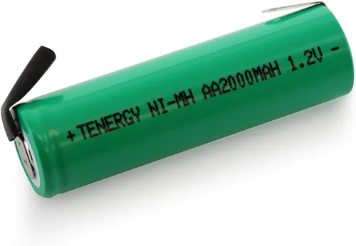 Miniatura 9 de Tenergy AA 1.2V NiMH 2000mAh Pilas AA recargables con parte superior plana con pestañas, paquete de 48