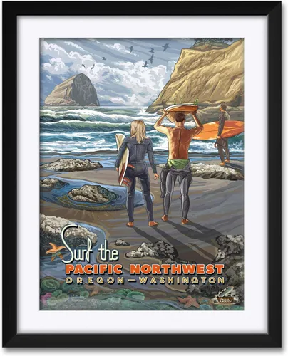 Miniatura 27 de Coquille River Lighthouse" (Bandon, Oregon) papel Giclée Fine Art impresión por Lisa Sofia Robinson