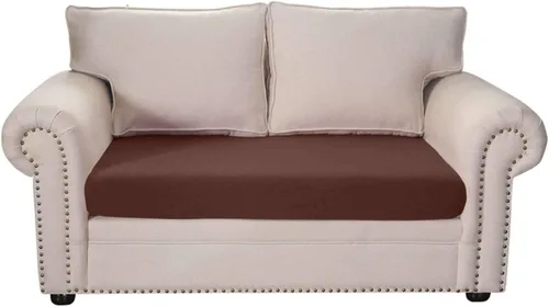 Miniatura 31 de MBROS Funda de cojín elástica para sofá de 2 cojines, protector de muebles de 1 pieza, funda de cojín para sofá, funda de cojín, color negro