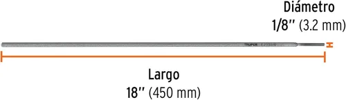 Miniatura 2 de TRUPER E7018-4 7018 Electrodo de palo 1/8" (3.2mm)