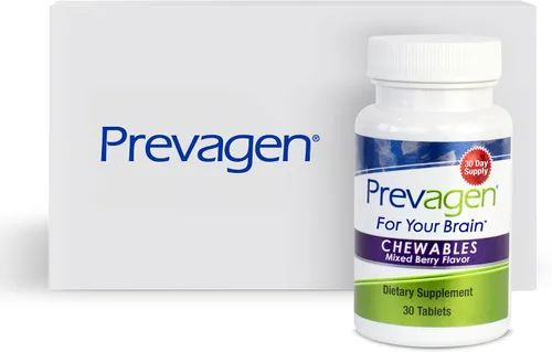 Prevagen Regular Strength Mezcla de Bayas Tabletas Masticativas - 30 Tabletas (Suministro para 1 Mes) | Formulado para Tu Cerebro | 10 mg de