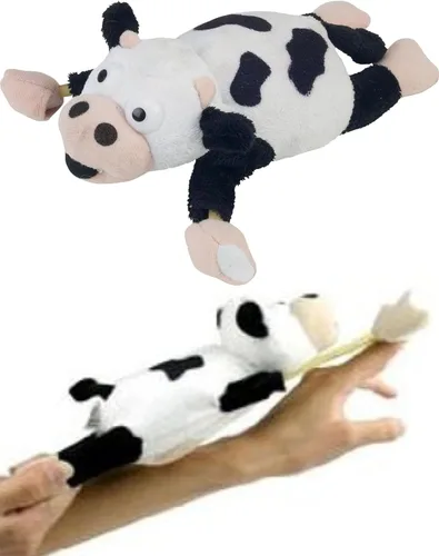 Miniatura 7 de Muñeco de peluche de animal con tirachinas volador y gritos, lanza hasta 50 pies (- Juego completo de 6 piezas)