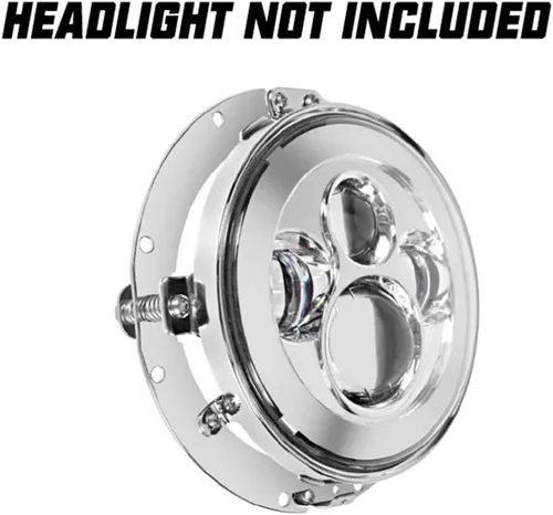 Miniatura 3 de Soporte de montaje para faro redondo de 7 pulgadas para montaje de faro de Harley Davidson