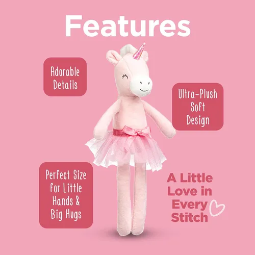 Miniatura 3 de Stephen Joseph, Juguete de Animal de Peluche de 11 pulgadas, Muñeca de Felpa Pequeña Súper Suave, Juguetes para Bebé, Niños Pequeños, Niños