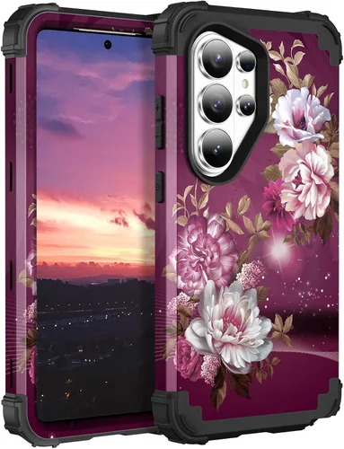 Miniatura 62 de Hocase Funda para Galaxy S20 FE 5G, Protección resistente a prueba de golpes, goma de silicona suave + parachoques de plástico duro, funda