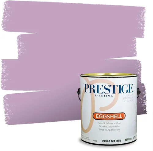 Miniatura 21 de PRESTIGE Pinturas de pintura interior e imprimación en uno, 1 galón, plano, combinación comparable de Sherwin Williams* Kimono Violet*