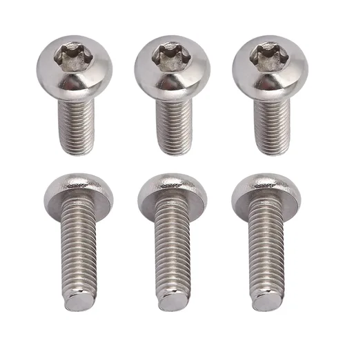 Miniatura 66 de DTGN Tornillos Torx de cabeza plana M1.0.236x0.118 in (DXL), paquete de 20, buenos para maquinaria, sujetadores de seguridad Torx de acero