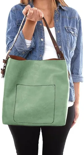 Miniatura 5 de Joy Susan - Bolsa clásica 2 en 1 para mujer, estilo hobo