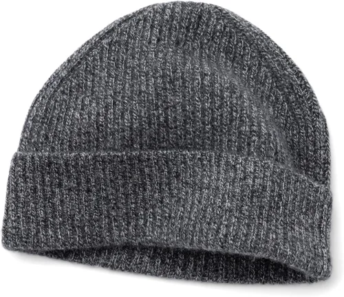 Miniatura 22 de Fishers Finery Sombrero con puños acanalados de cachemira 100% pura para hombre; ultra felpa
