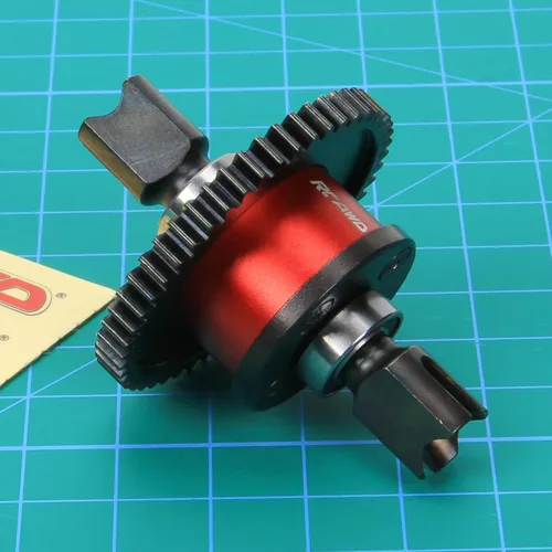 Miniatura 5 de RCAWD Juego de dificultad central con 40CrMo Main Diff Gear 50T Spiral para actualizaciones ARRMA 6S, 1/7 infracción de equipo de bomberos delito