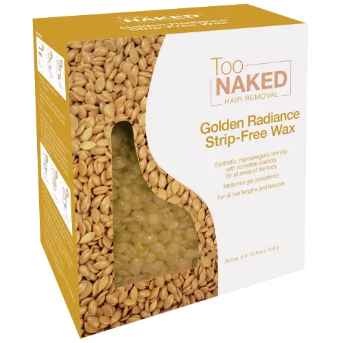 Miniatura 6 de Too Naked Hair Removal Golden Radiance - Cera sin tiras, increíble elasticidad con consistencia de gel, hipoalergénica para áreas sensibles, sin