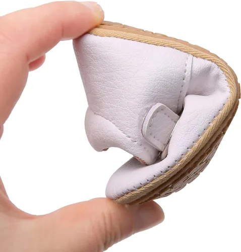 Miniatura 7 de Zapatos planos Mary Jane para bebés y niñas, con suela suave antideslizante, zapatos con estampado de vestido de princesa recién nacida