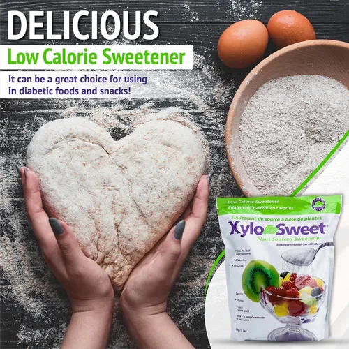 Miniatura 6 de Xlear XyloSweet Edulcorante de Xilitol de Origen Vegetal - Sustituto de Azúcar Natural Puro, Gránulos, Sin OMG, Sin Gluten, Bolsa de 1 Libra
