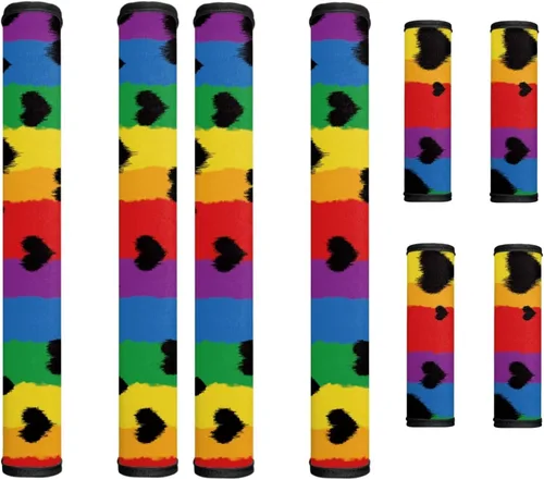 Miniatura 70 de America250 - Juego de 8 fundas antideslizantes para manijas de puerta de refrigerador, 4 de julio de 2026, protectores para nevera, horno, mantener