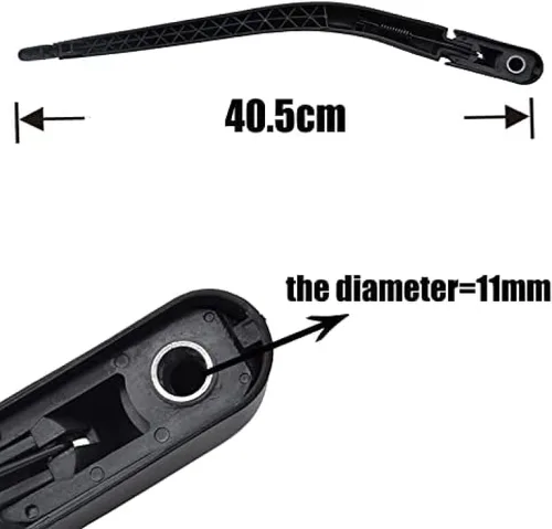 Miniatura 4 de Rear Windshield Wiper Arm Blade Set,Fit for Vauxhall Fit for Opel Zafira A 1998-2005 16" Rear Windshield Wiper Blade and Arm Replacement