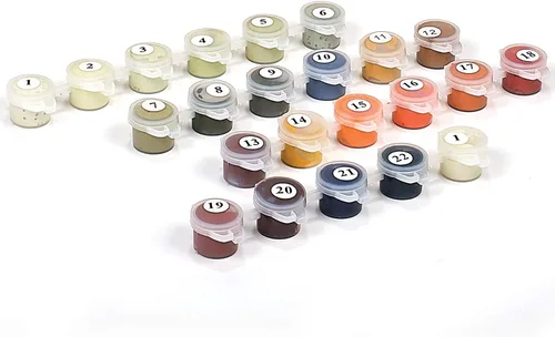 Miniatura 14 de Kit de pintura por números de Ledgebay para adultos: kit de pintura por números para principiantes a avanzados - Divertidos proyectos de arte y Ruta