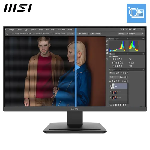 Miniatura 3 de MSI PRO MP243L E14 Monitor de oficina para juegos IPS 1920 x 1080 (FHD) de 24 pulgadas, 144Hz, Adaptive-Synch, listo para HDR, HDMI, puerto VGA