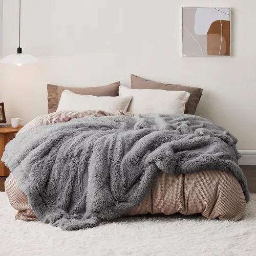 Miniatura 20 de Bedsure GentleSoft Manta de Tiro de Piel Sintética Esponjosa y Suave para Sofá, Forro Polar Sherpa Suave Regalos Acogedores para Mujeres, Manta