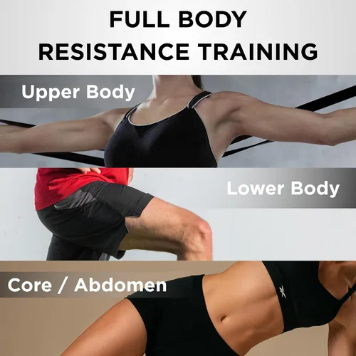 Miniatura 6 de THERABAND Resistance Band Set, Pack of 7 Elastic Bands for Legs, Butt, Arms, & Shoulders, 6 Ft Individual Flat Exercise Bands, Professional Latex