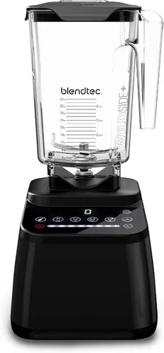 Blendtec Original Designer Series Licuadora y Jarra WildSide+ de 90 Oz - Paquete de Licuadora de Cocina - Negro