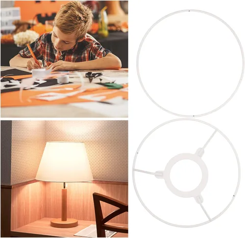 Miniatura 9 de Uonlytech Pantalla de jaula de techo para colgante útil para el hogar, marcos de arte prácticos, marcos de decoración de marcos de araña blanca
