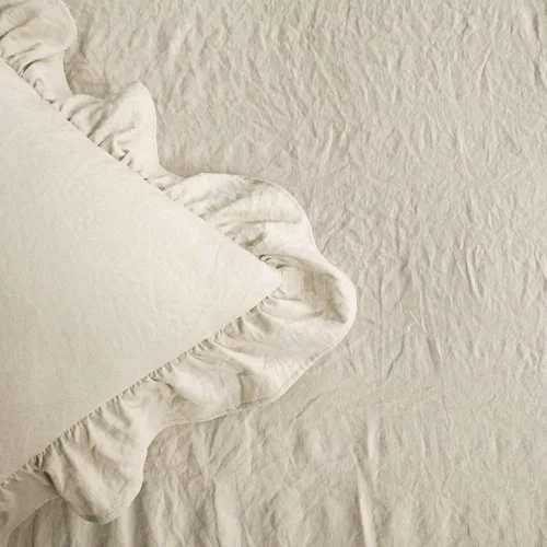 Miniatura 3 de Lush Decor - Juego de colcha con volantes de 3 piezas de lujo, estilo de casa de campo, elegante detalle de volantes, diseño clásico y atemporal