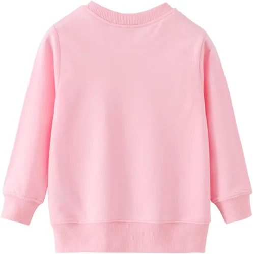 Miniatura 2 de NUBEEHOHO Sudaderas para niñas pequeñas, cuello redondo, sin botones, de manga larga, para invierno, casual, ropa 2T-7T