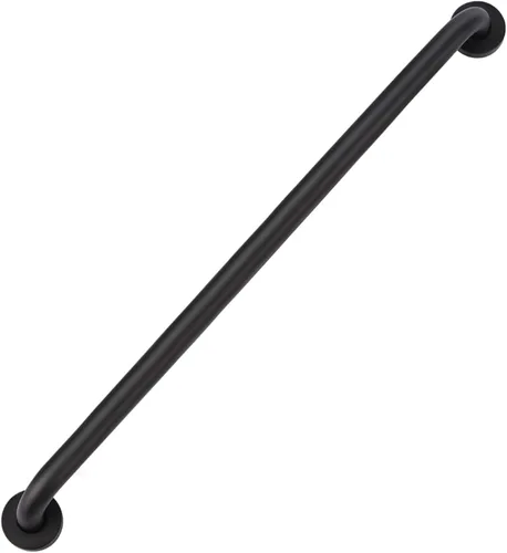 supregear Barras de agarre para baño, barra de seguridad de ducha negra de 28 pulgadas de largo, mango antideslizante de acero inoxidable 201 de
