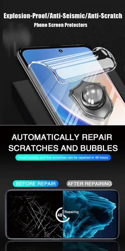 Miniatura 3 de Protector de pantalla frontal flexible para Samsung Galaxy A16 / A16 5G 6.7 "Película de hidrogel 3D transparente TPU sensible al tacto Desbloqueo