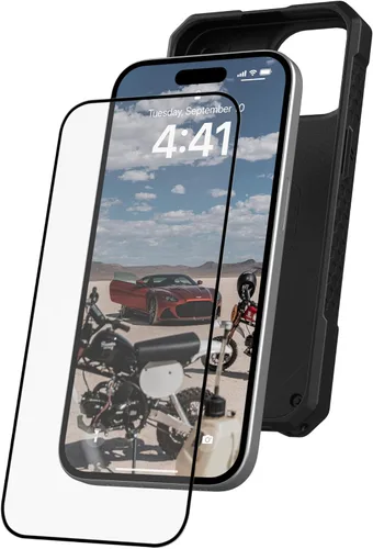 Miniatura 5 de URBAN ARMOR GEAR UAG - Protector de pantalla compatible con iPhone 15 Plus 6.1 pulgadas, vidrio templado doble 9H, ultra transparente, HD