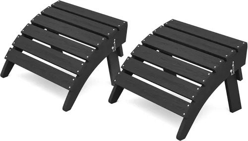 Miniatura 28 de KINGYES Otomana Adirondack plegable para silla Adirondack, Aruba