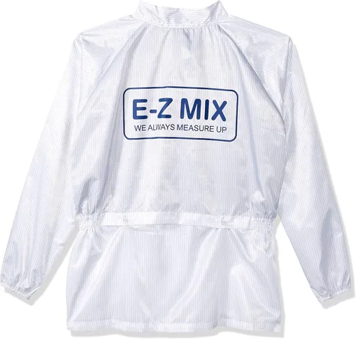 Miniatura 2 de E-Z MIX 64446W - Abrigo de laboratorio blanco con capucha desmontable (grande), 1 paquete