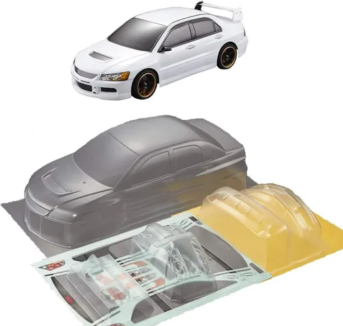 Miniatura 5 de 1/10 Escala RC Onroad Racing Drift Touring Coche Transparente Lexan Carcasa Transparente (M GT)