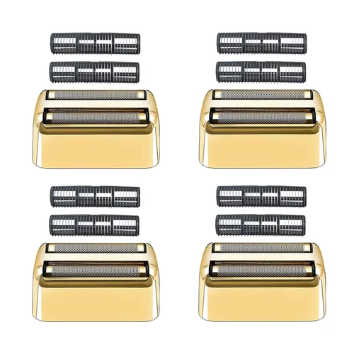 4 piezas de papel de repuesto y cortadores compatibles con la afeitadora BaBylissPRO de doble lámina, lámina de repuesto compatible con la Dorado