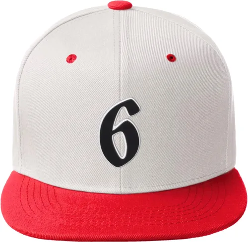 Miniatura 444 de Daxton Gorra clásica con visera de billete plano con letras del alfabeto inglés antiguo de la A a la Z