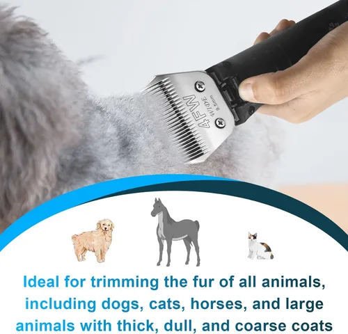 Miniatura 3 de 7FW - Cuchilla ancha para aseo de perros, cuchillas desmontables para el aseo de perros, compatibles con Andis, Oster A5, Wahl km10 Clippers.