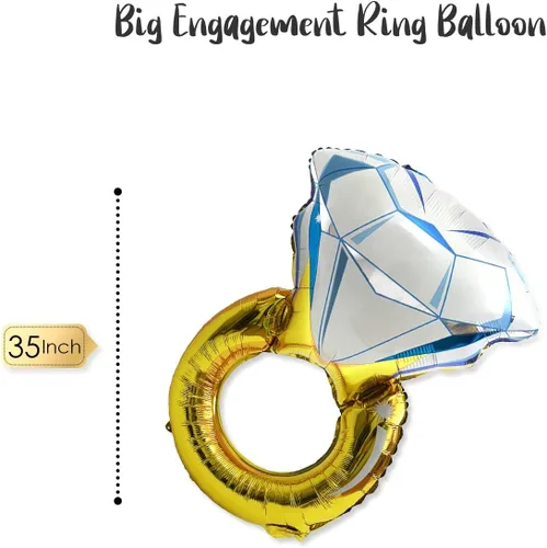 Miniatura 4 de Kit de decoración de globos grandes para despedida de soltera (paquete de 6) – Globos y suministros para fiesta de despedida de soltera – Globo