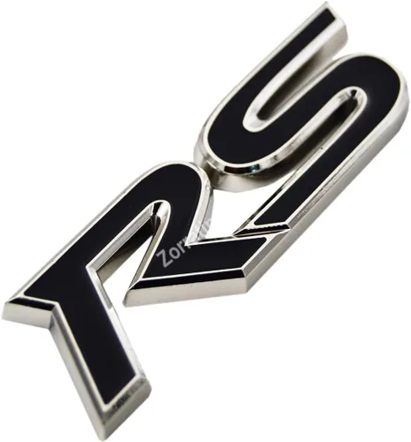 Diseño de emblema RS de metal pre-adhesivo 3D para Chevrolet Camaro Malibu Spark Trax Equinox Silverado y Mustang RS