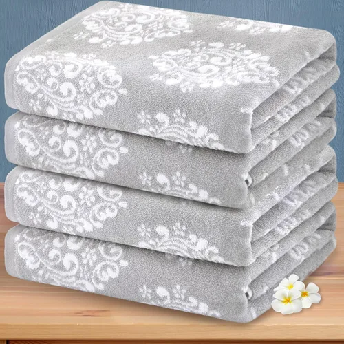 Miniatura 19 de Paños de lavado de algodón para ducha (6 piezas, 13 x 13 pulgadas), de secado rápido, gruesos, absorbentes, toallas faciales suaves para baño, juego