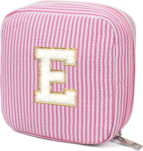 Miniatura 27 de KOTORA Bolsa de Maquillaje Inicial, Bolsa de Viaje de Artículos de Aseo, Bolsa de Maquillaje Transparente, Bolsas de Cosméticos Organizadoras